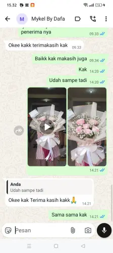 Testimonial Buket Bunga banjarbaru residence